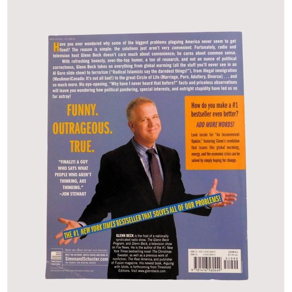 Inconvenient Book Real Solutions to the World's Biggest Problems Glenn Beck 2007 - Picture 2 of 4